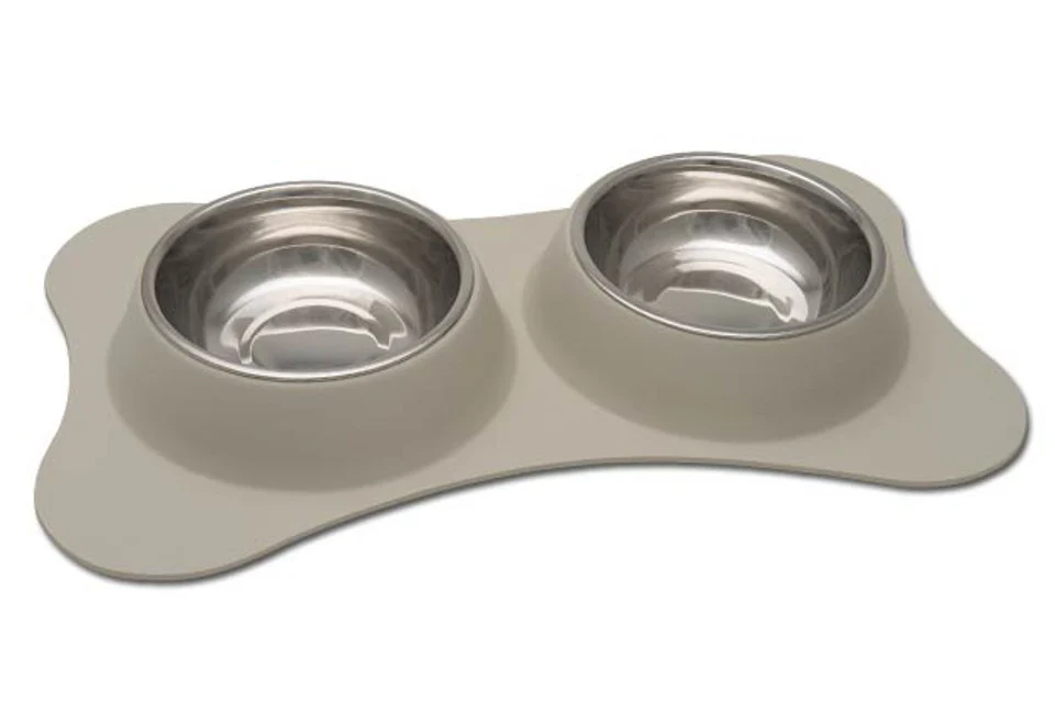 Loving Pets Dolce Bone Shaped Dog Flex Diner Small Biscuit - Image 1