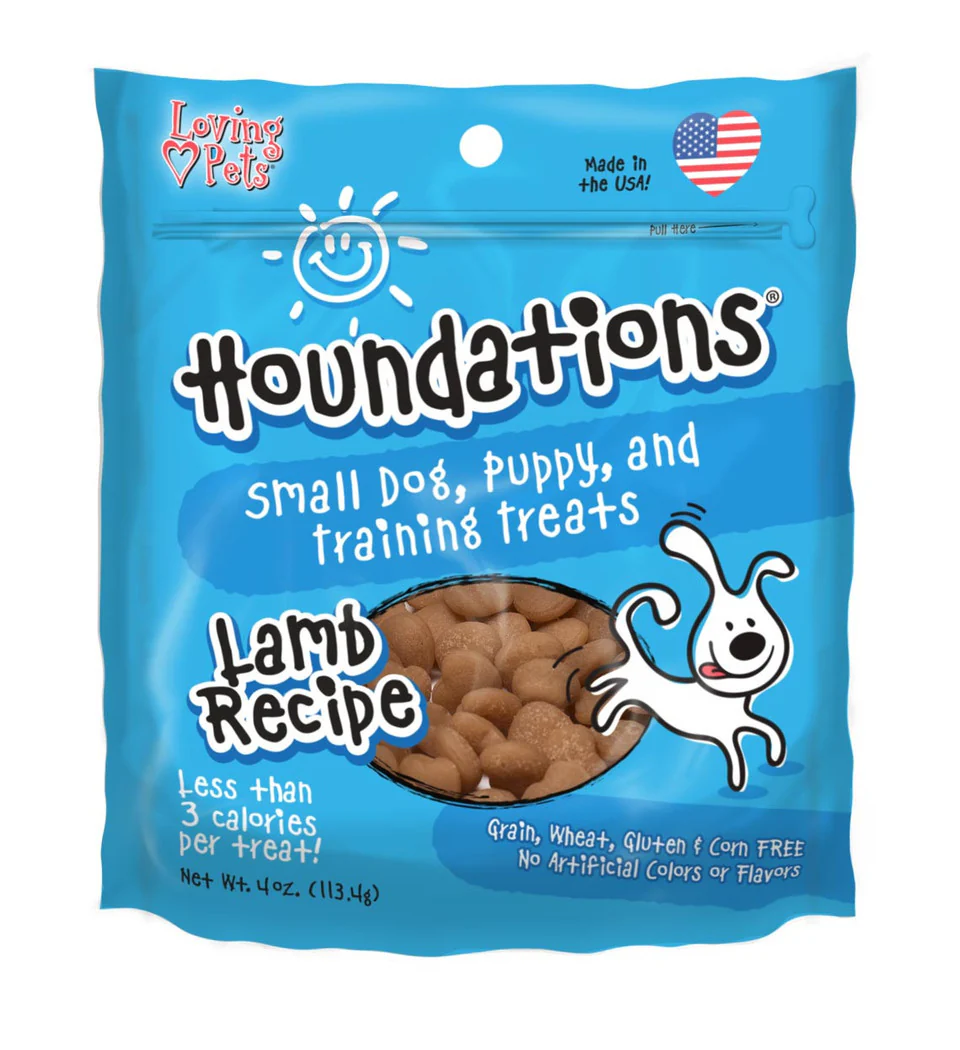 Loving Pets Houndations Dog Training Treats 4oz Lamb - Image 1