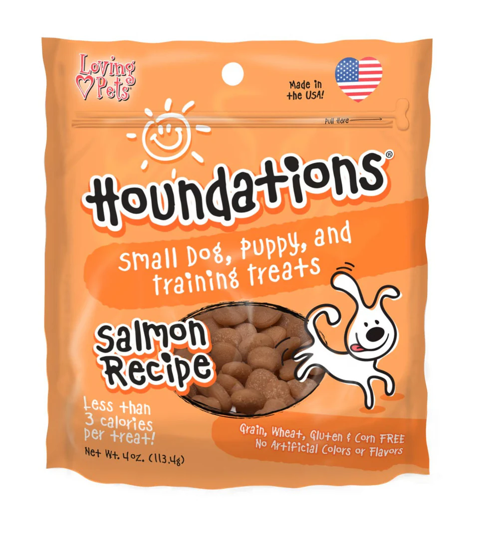 Loving Pets Houndations Dog Training Treats 4oz Salmon - Image 1