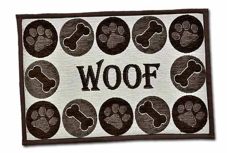 Loving Pets Fashion Pet Food & Water Mat Chenille - Image 1