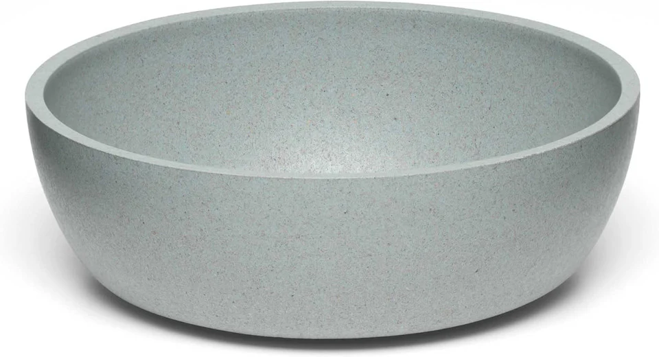 Loving Pets Dolce Bamboo Dog Bowl Slate Medium - Image 1