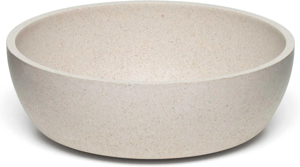 Loving Pets Dolce Bamboo Dog Bowl Oat Small - Image 1