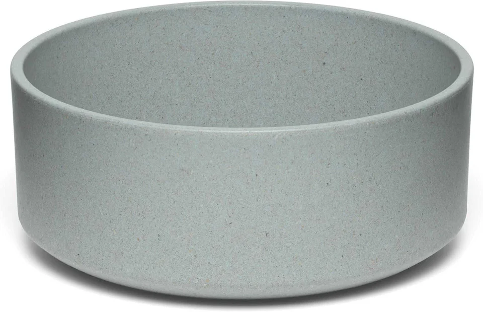 Loving Pets Dolce Bamboo Dog Dish Slate Large - Image 1
