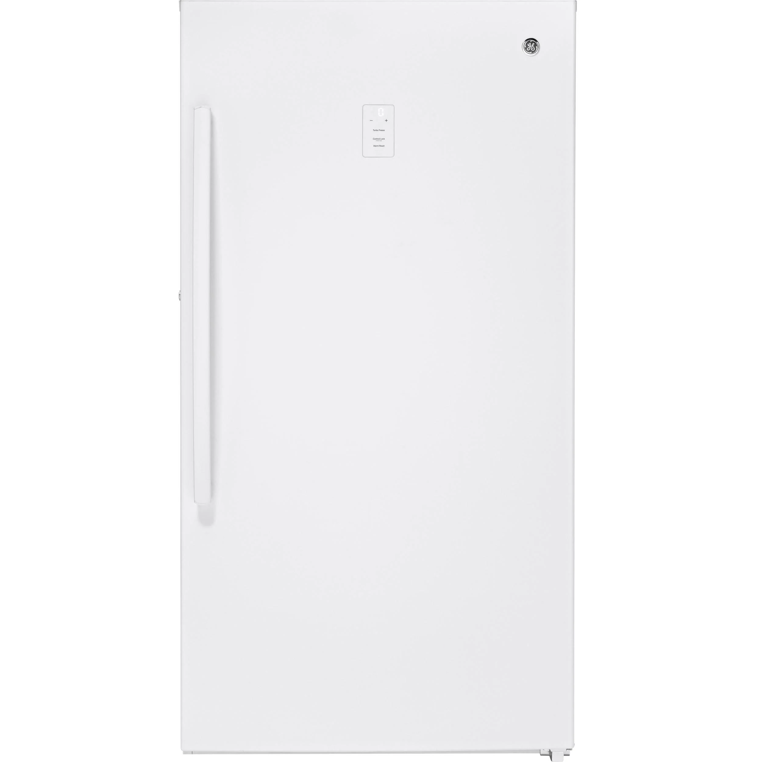 GE 17.3 cu. ft. Upright Freezer with LED Lighting FUF17DLRWW