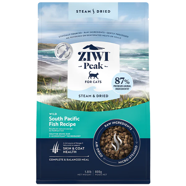 ZIWI Peak Cat Steam-Dried South Pacific Fish 1.8lb - Image 1