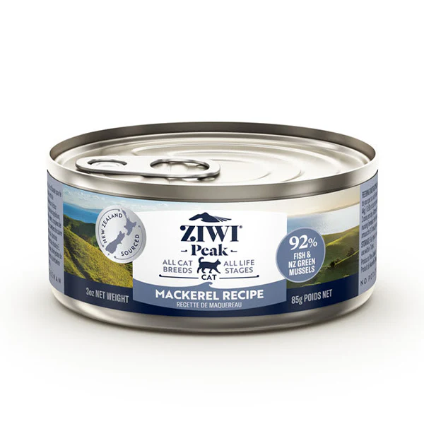 ZIWI Peak Mackerel Cat Food Can 3oz - Image 1