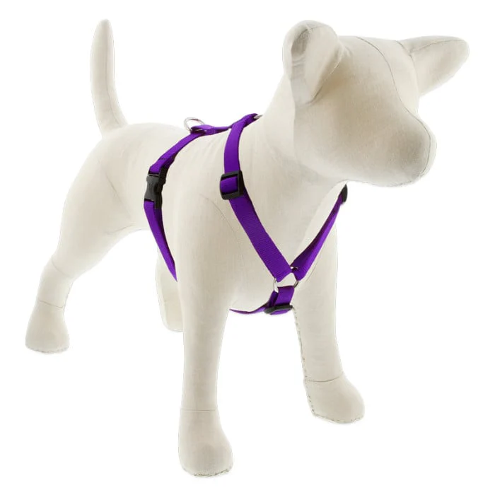 Lupine Pet Dog 3/4 In Wide 12-20 In Roman Harness Basics Purple - Image 1