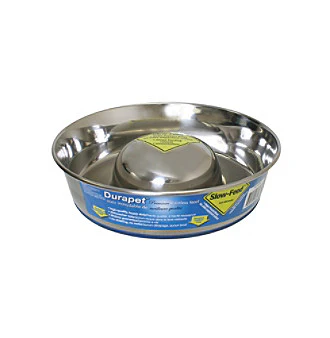 Ourpets Company - Slow Feed Stainless Steel Bowl - Image 1