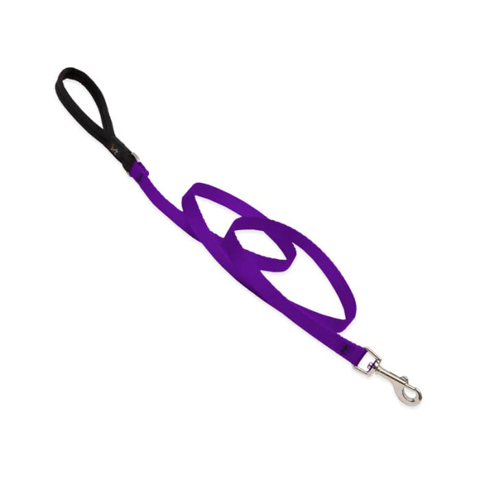 Lupine Pet Dog 6 Ft Long 3/4 In Leash Basics Purple - Image 1