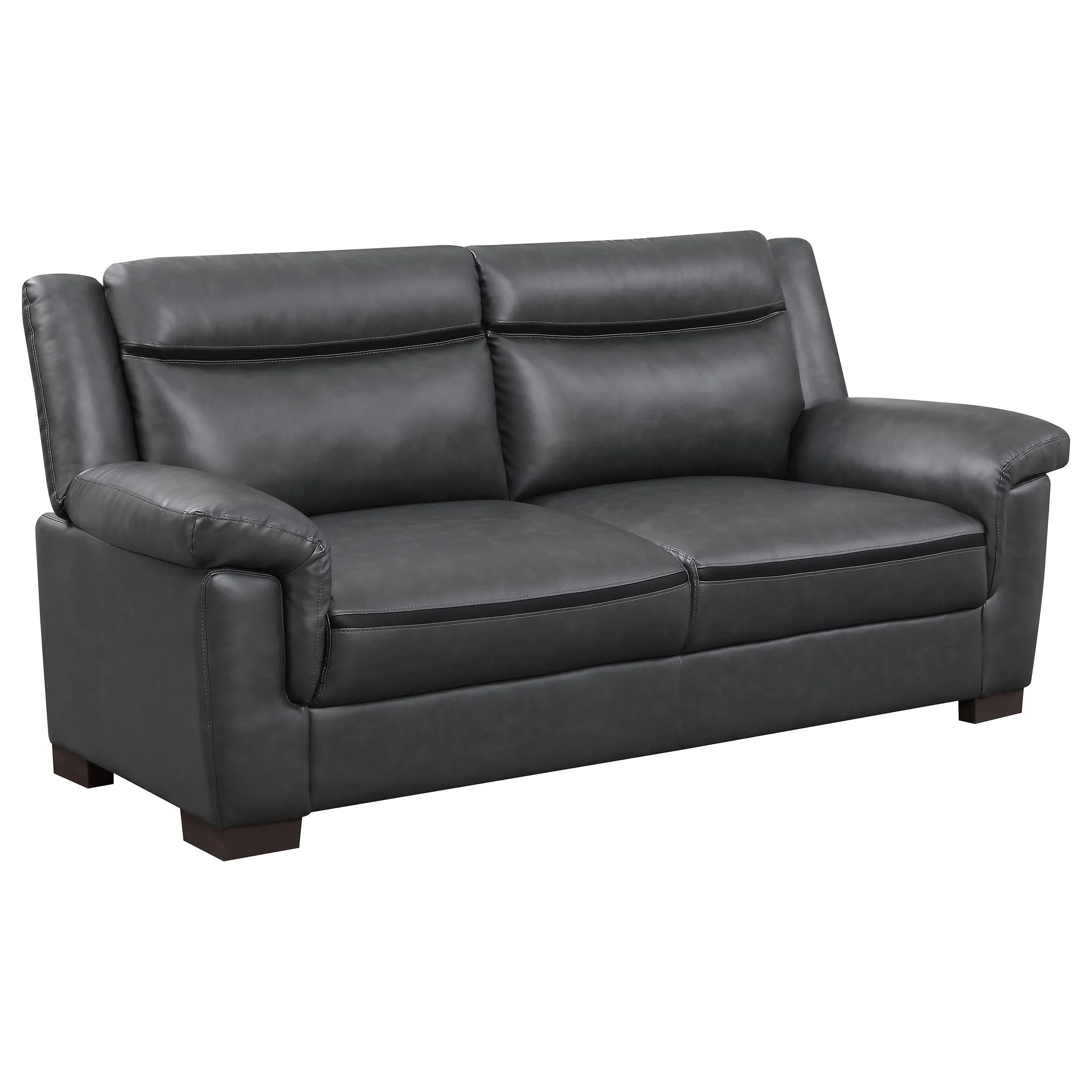 Coaster Furniture Arabella 506591 Upholstered Padded Arm Sofa – Grey
