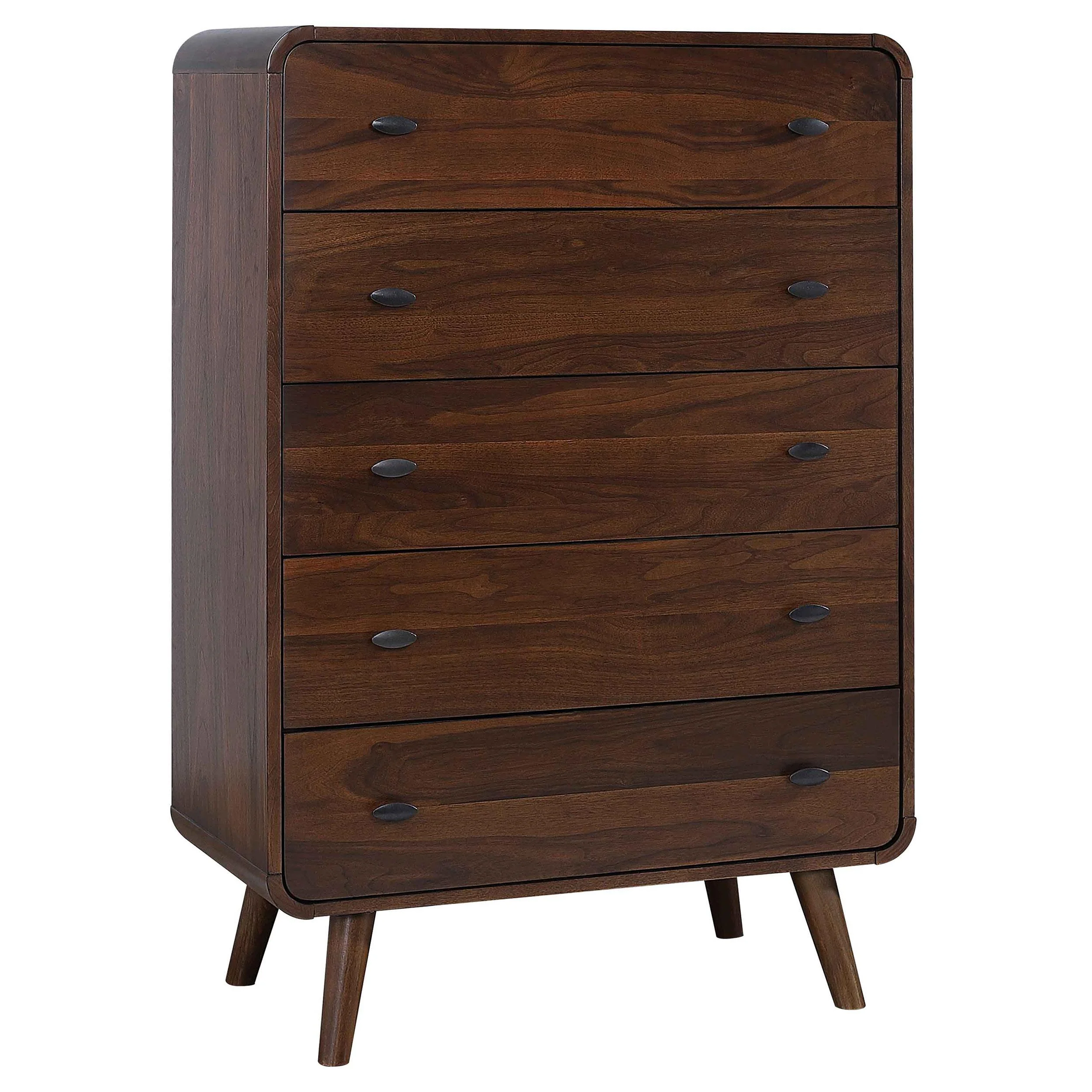 Coaster Furniture Robyn 205135 5-Drawer Bedroom Chest of Drawers – Dark Walnut