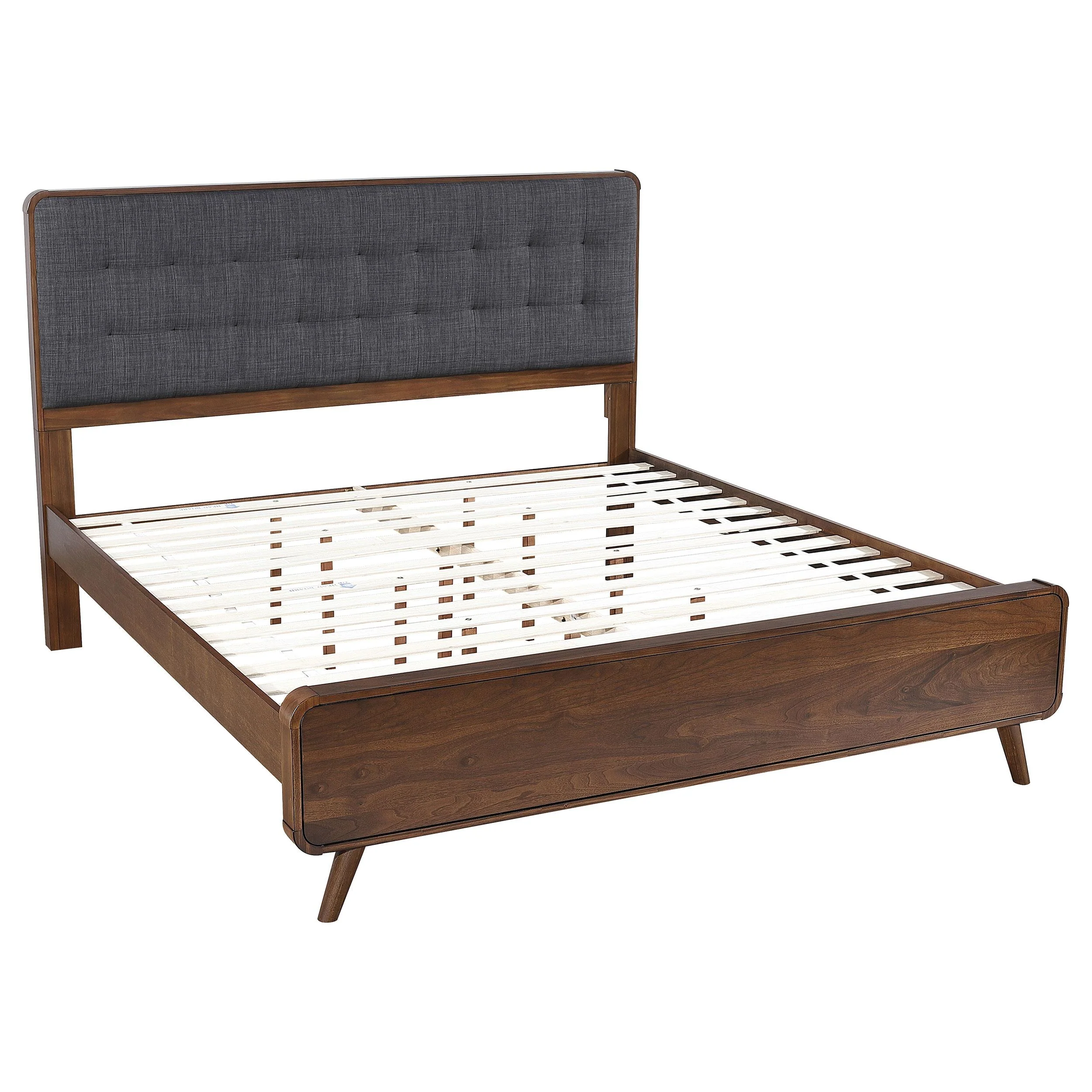 Coaster Furniture Robyn 205131KE Wood Eastern King Platform Bed - Dark Walnut - Image 1