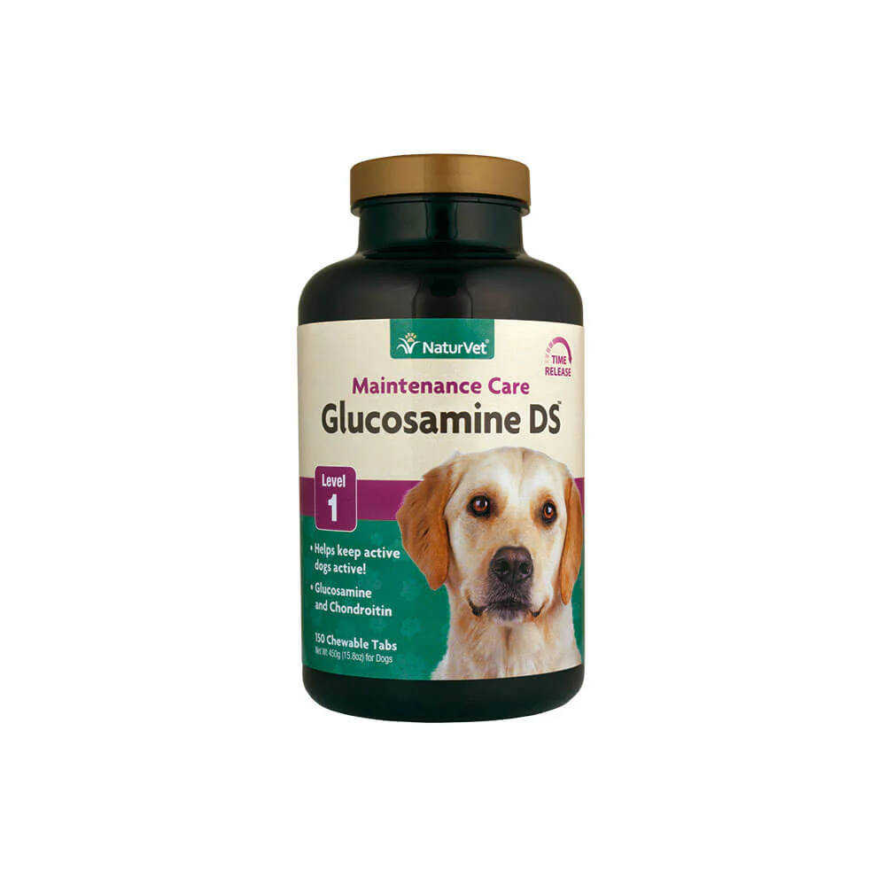 NaturVet Glucosamine-DS Level 1 for Dogs & Cats  150 Chewable Tablets - Image 1