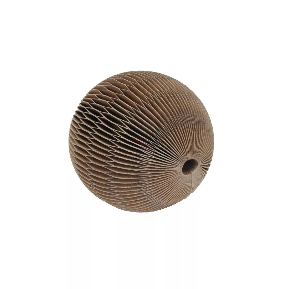 Coastal Bergan Turbo Corrigated Cat Toy 3in Ball - Image 1