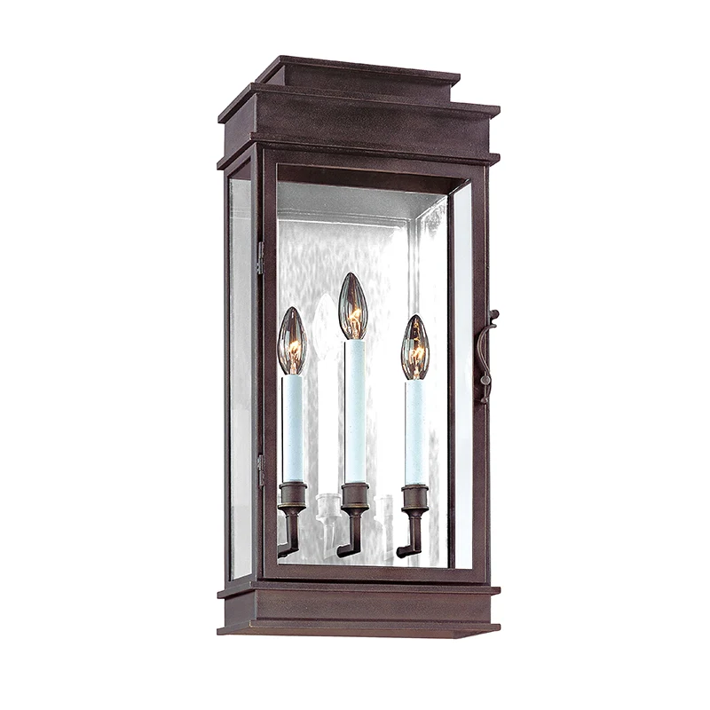 Vintage Three Light Wall Lantern - Image 1