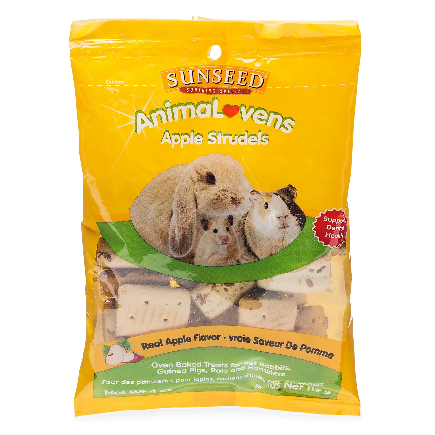 Sunseed® Animalovens Apple Strudels 4 Oz - Image 1