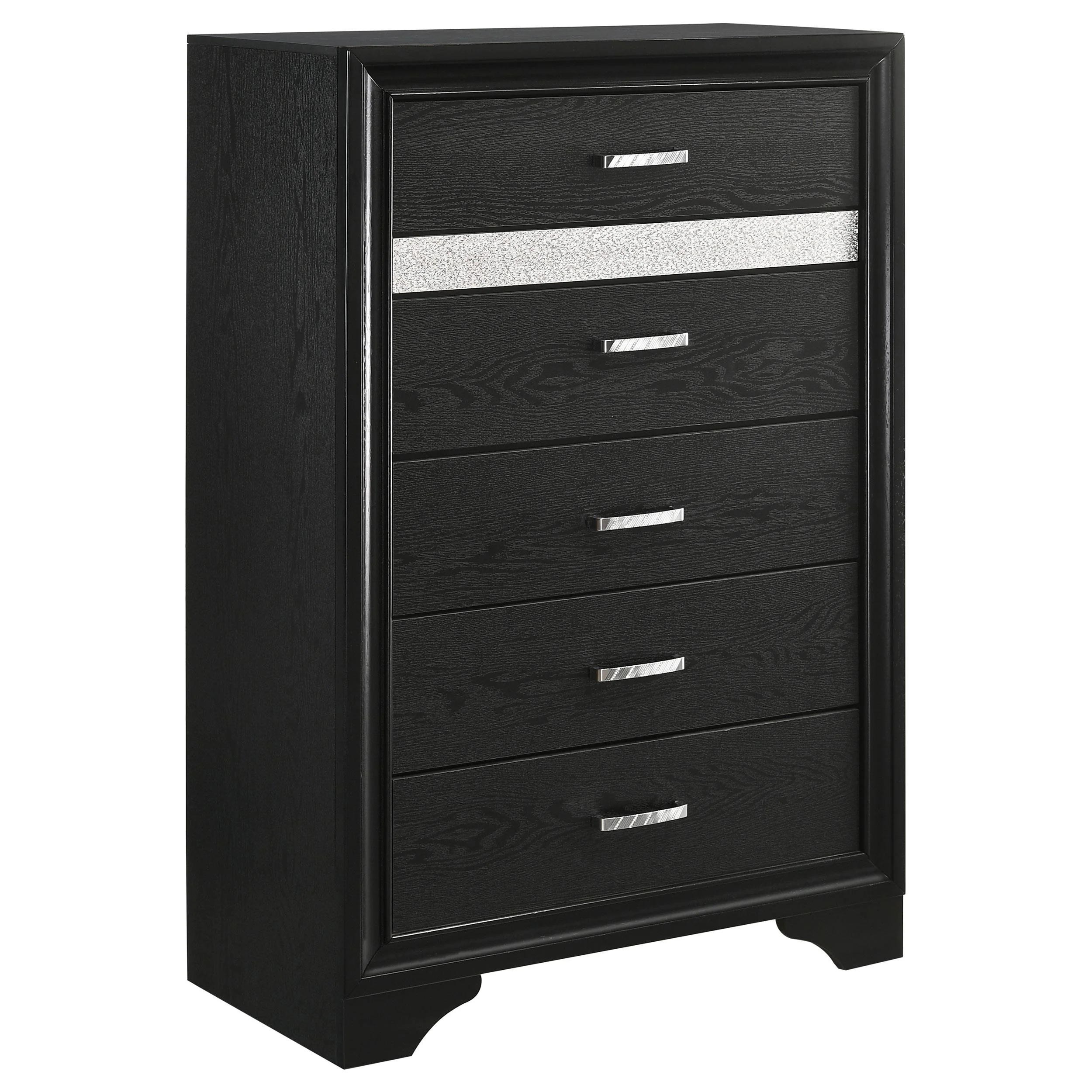 Coaster Furniture Miranda 206365 5-Drawer Bedroom Chest – Black