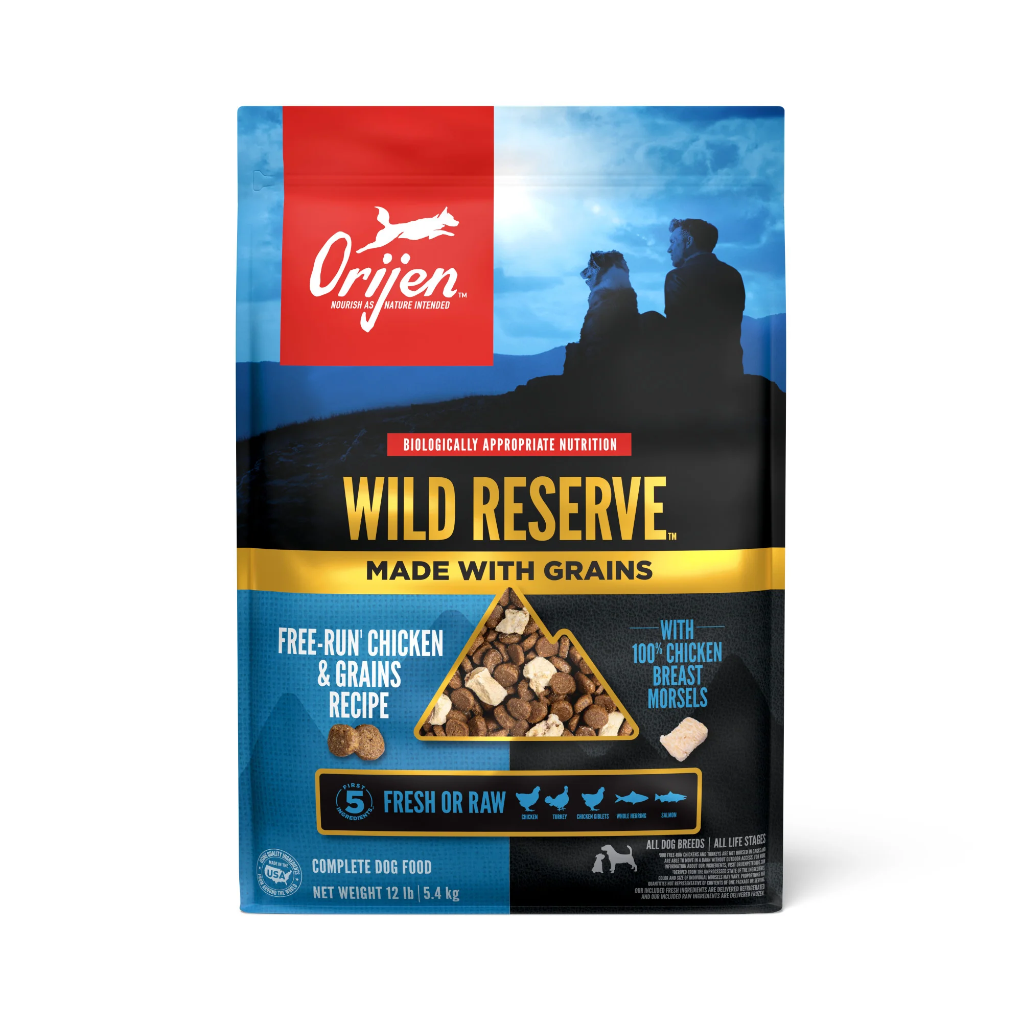 Orijen Dry Dog Food Wild Reserve Free-Run Chicken & Grains Recipe 12lb - Image 1