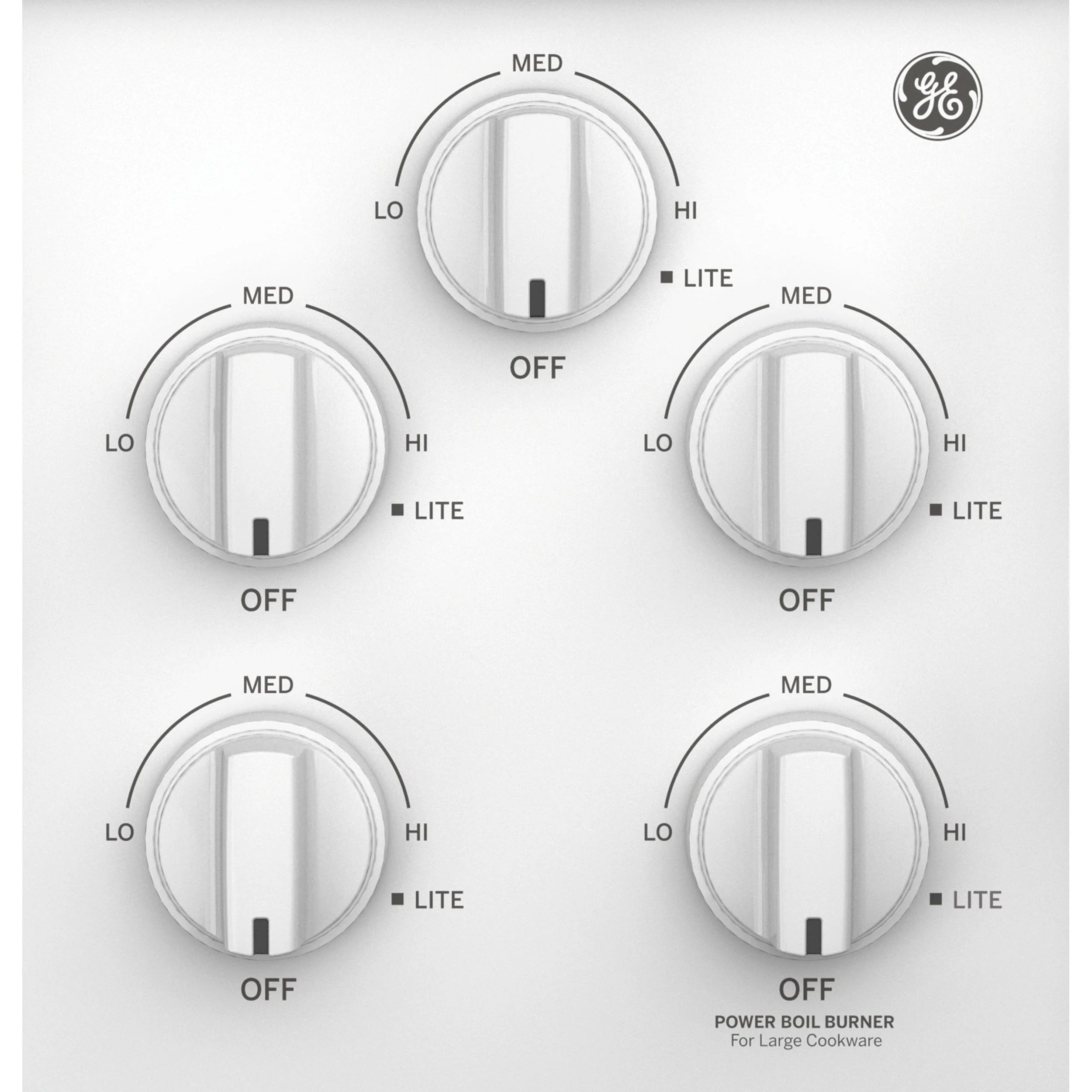 GE 36-inch Built-In Gas Cooktop with MAX Burner System JGP3036DLWW - Image 3