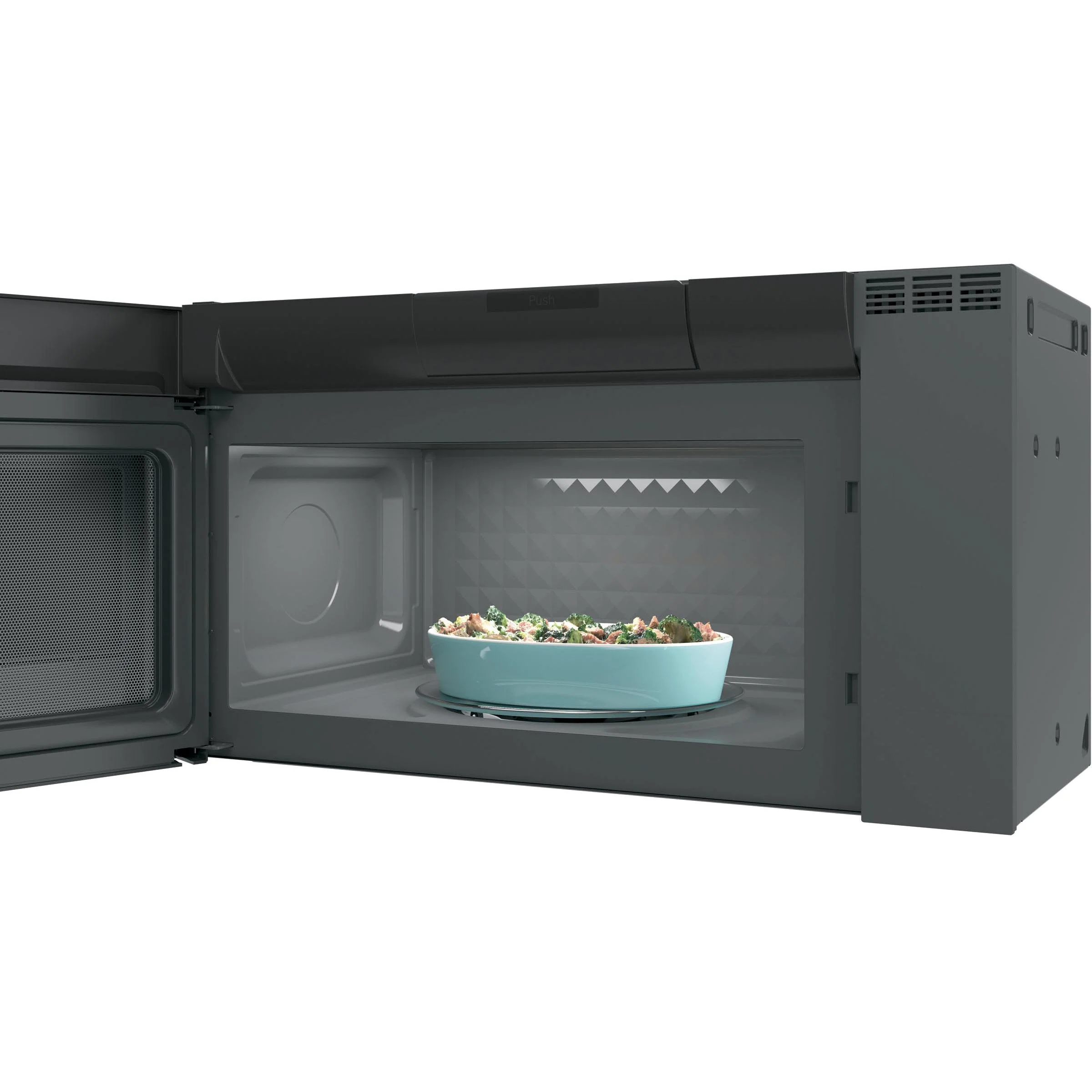 GE Profile 30-inch, 2.1 cu.ft. Over-the-Range Microwave Oven with Chef Connect PVM9005BLTS - Image 2