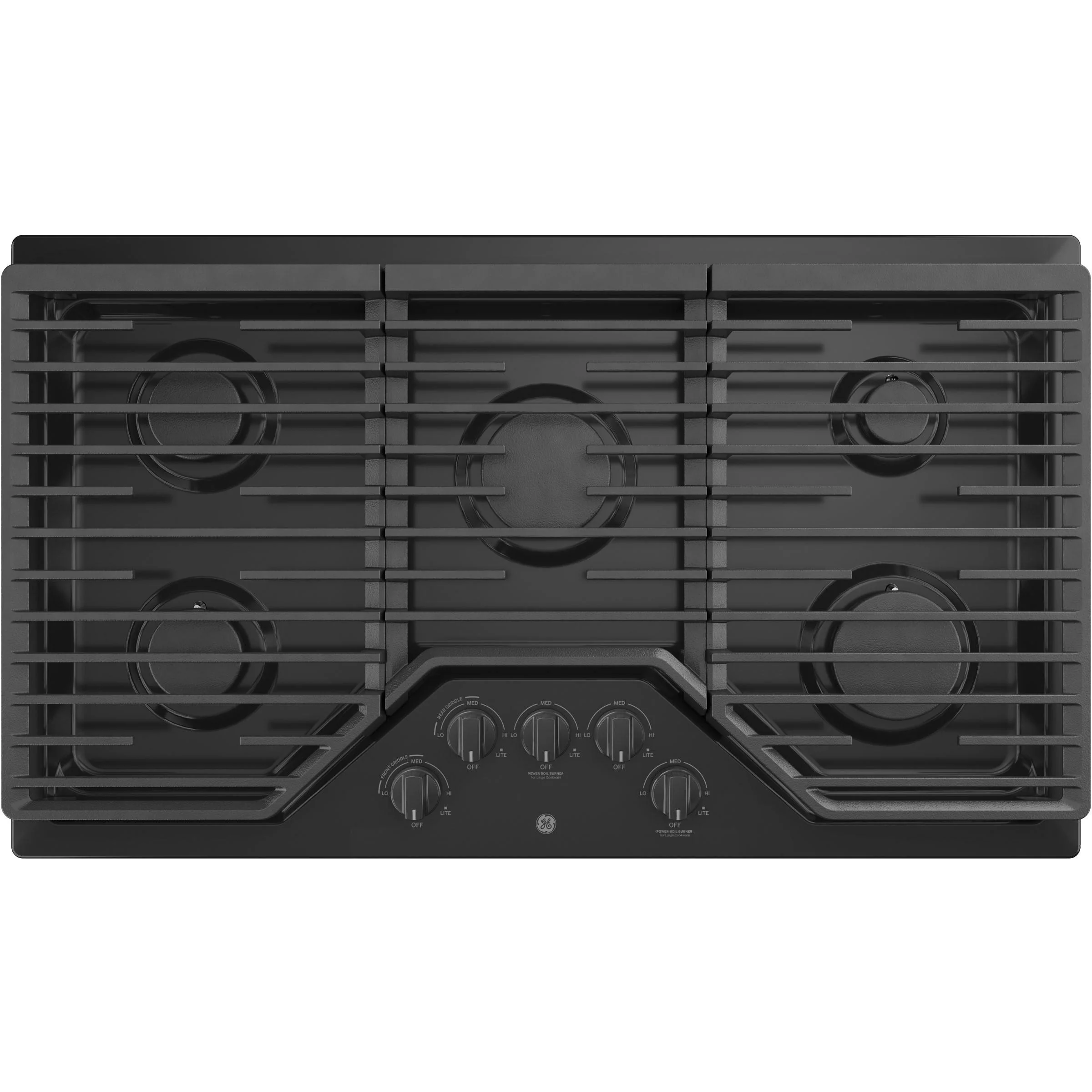 GE 36-inch Built-In Gas Cooktop JGP5036DLBB