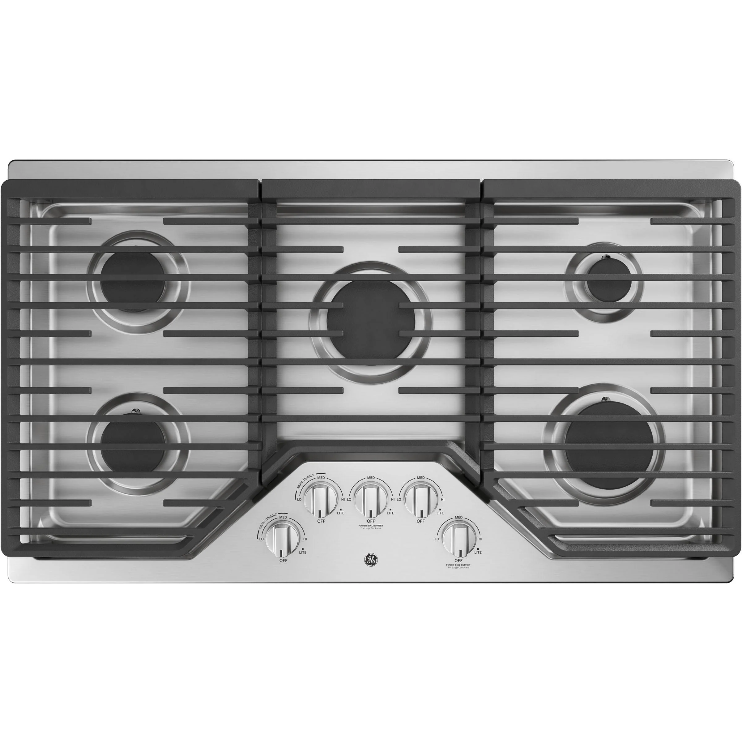 GE 36-inch Built-In Gas Cooktop JGP5036SLSS - Image 1