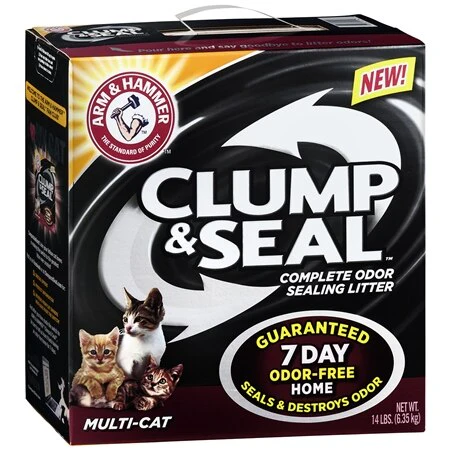 Arm Hammer Clump Seal Litter  Multi-Cat Litter 14lb - Image 1
