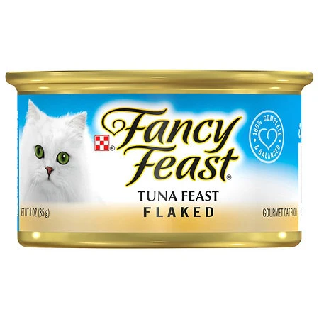 Fancy Feast Wet Cat Food  Flaked Tuna Feast  3 oz. Can - Image 1