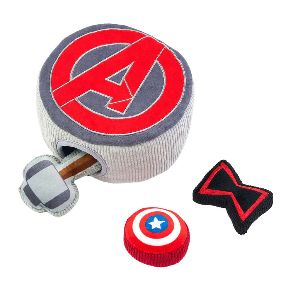 ZippyPaws Marvel Avengers Zippy Burrow - Avengers Icons - Image 1