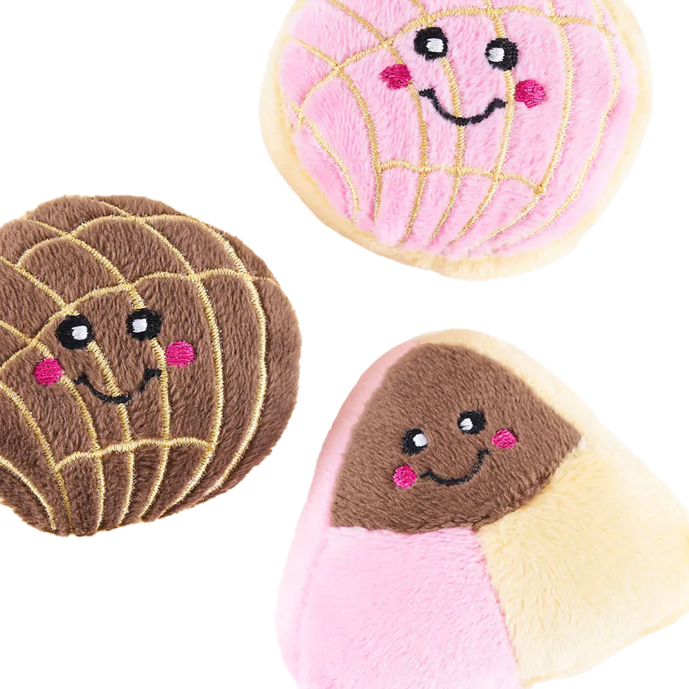 ZippyPaws Miniz 3 Pack - Pan Dulce - Image 1