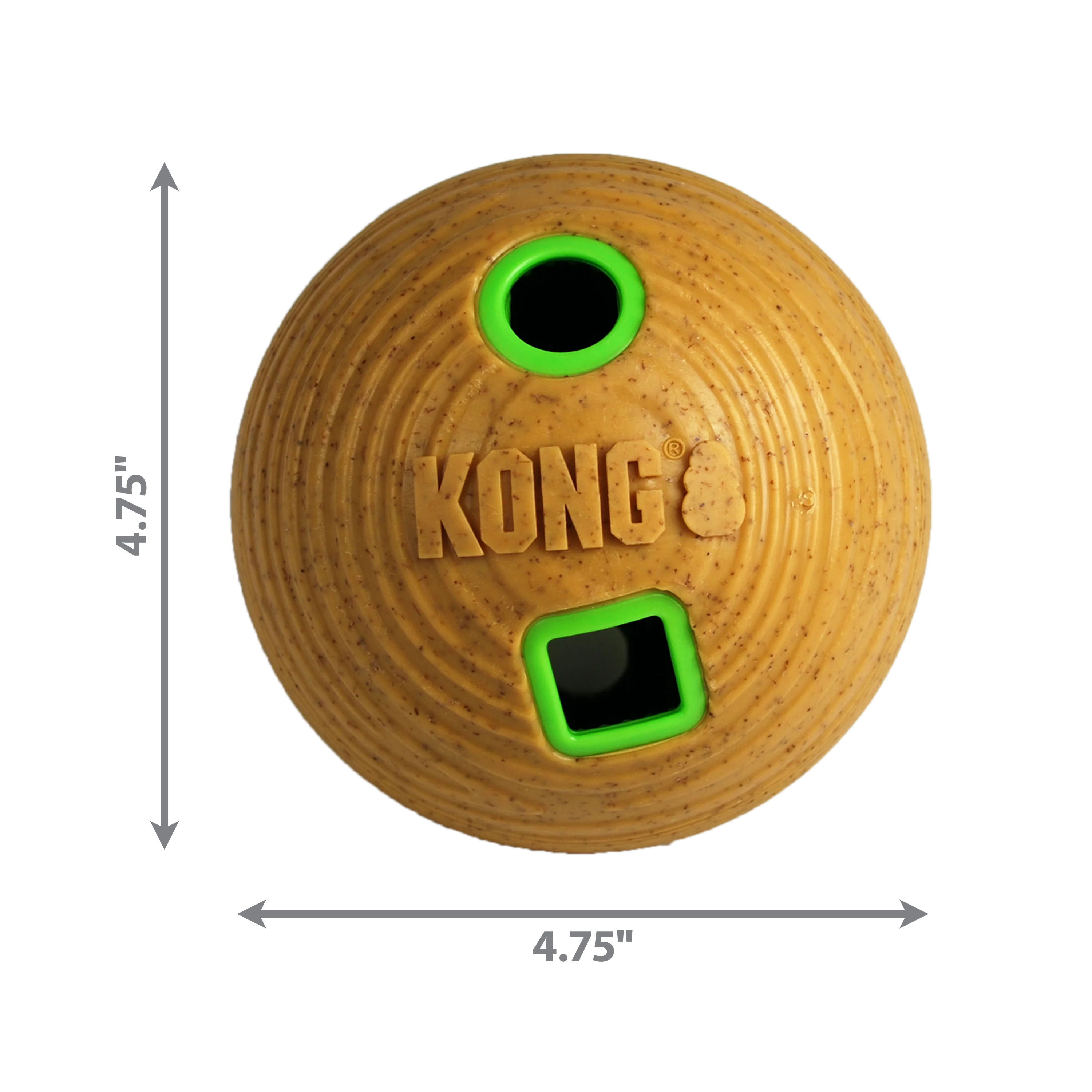 Kong Dog Toy Bamboo Feeder Ball Medium - Image 1