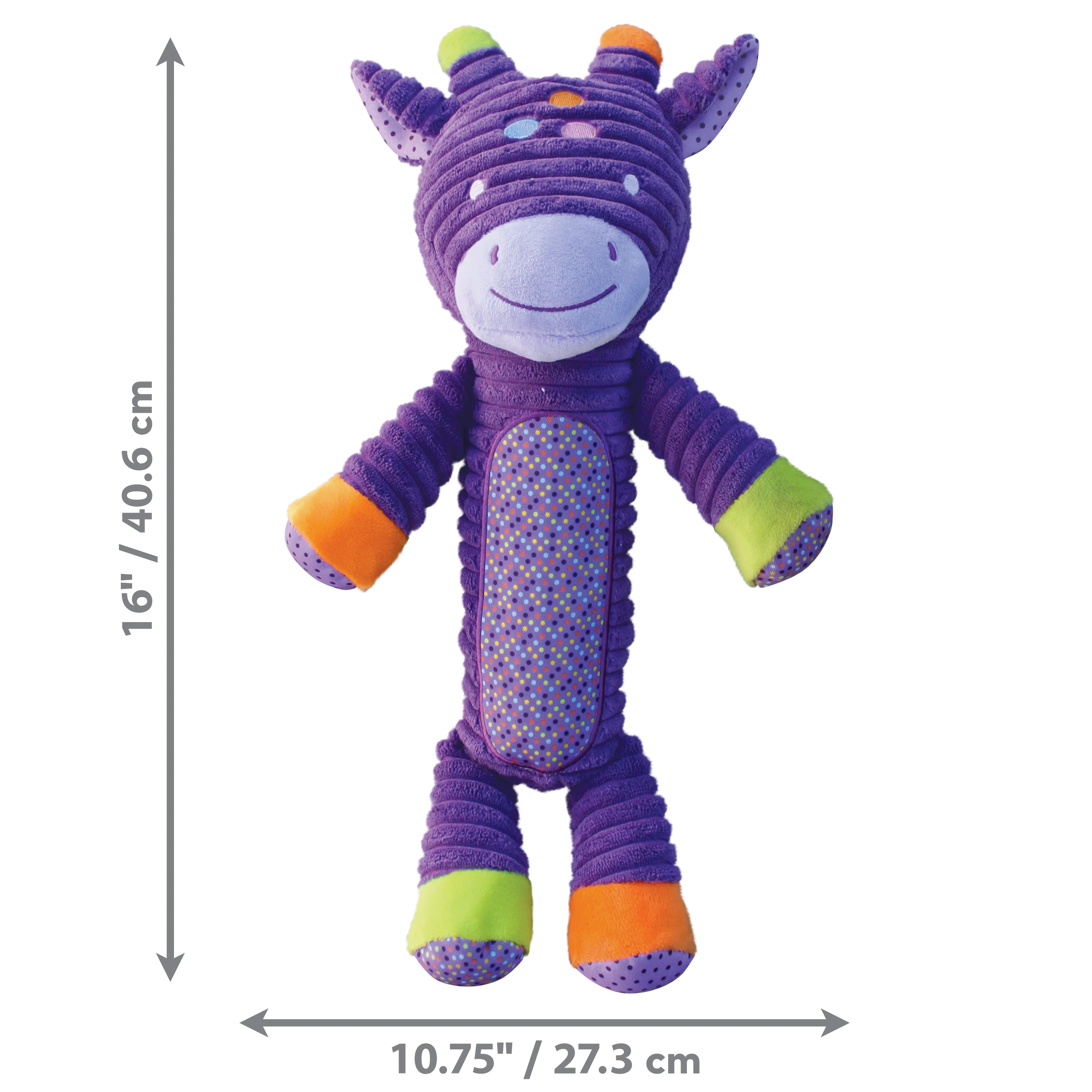 Kong Dog Toy Patches Adorables Giraffe Large - Image 1
