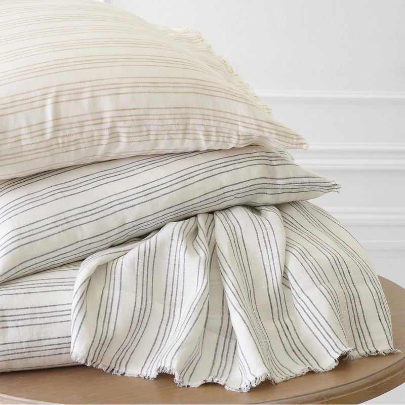 Lush Linen Charcoal Pillowcases - Image 2