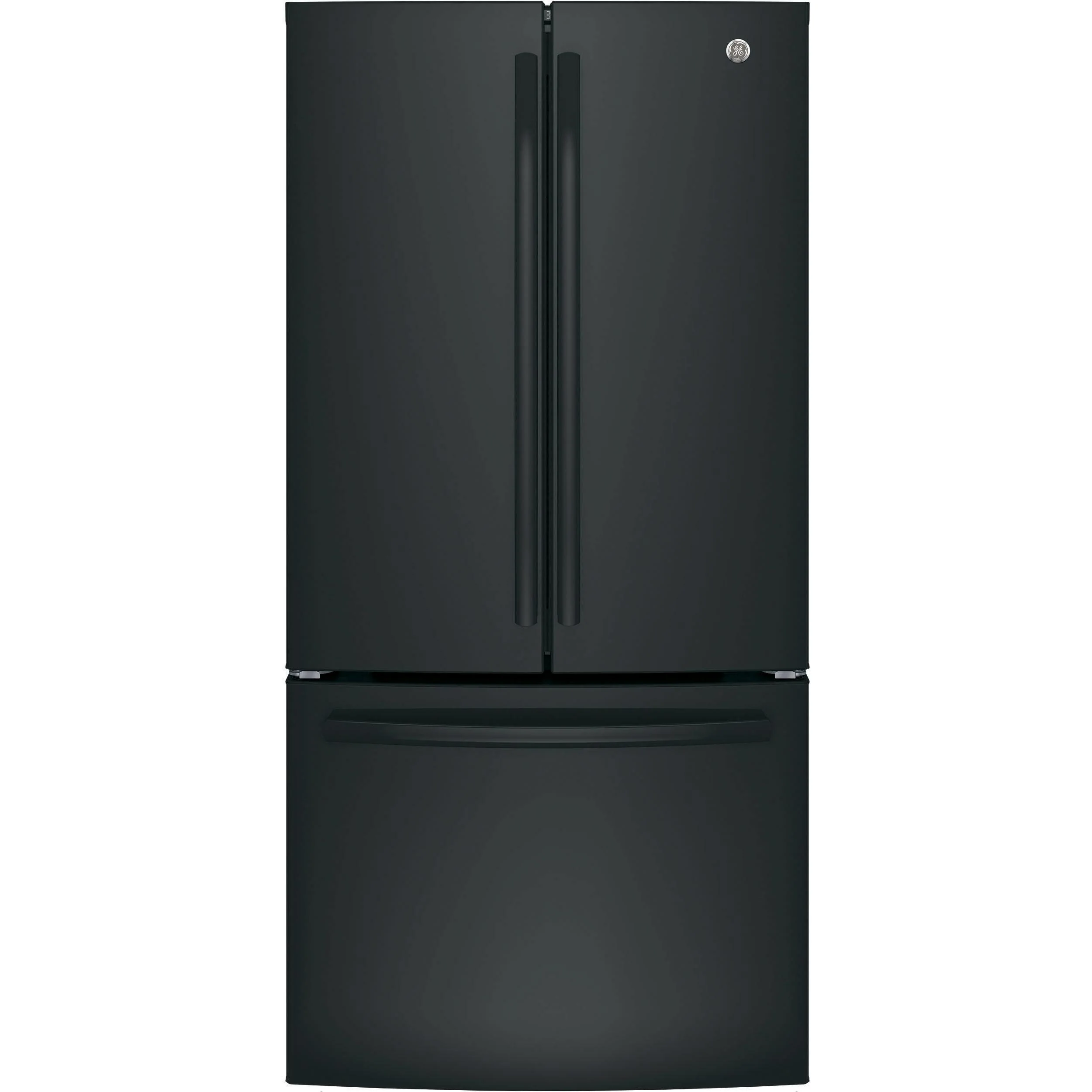 GE 33-inch, 18.6 cu. ft. Counter-Depth French-Door Refrigerator GWE19JGLBB - Image 1