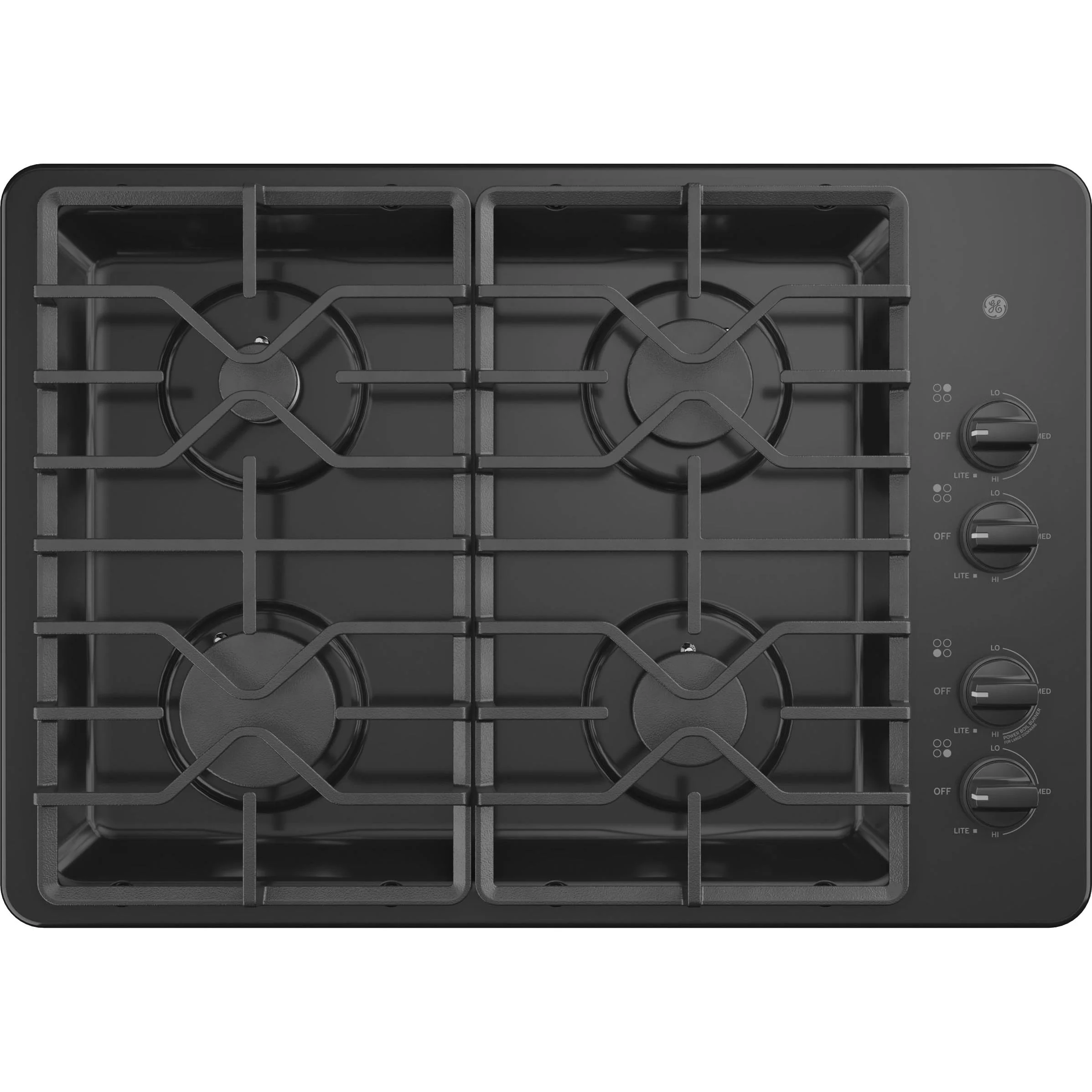GE 30-inch Built-In Gas Cooktop JGP3030DLBB - Image 1