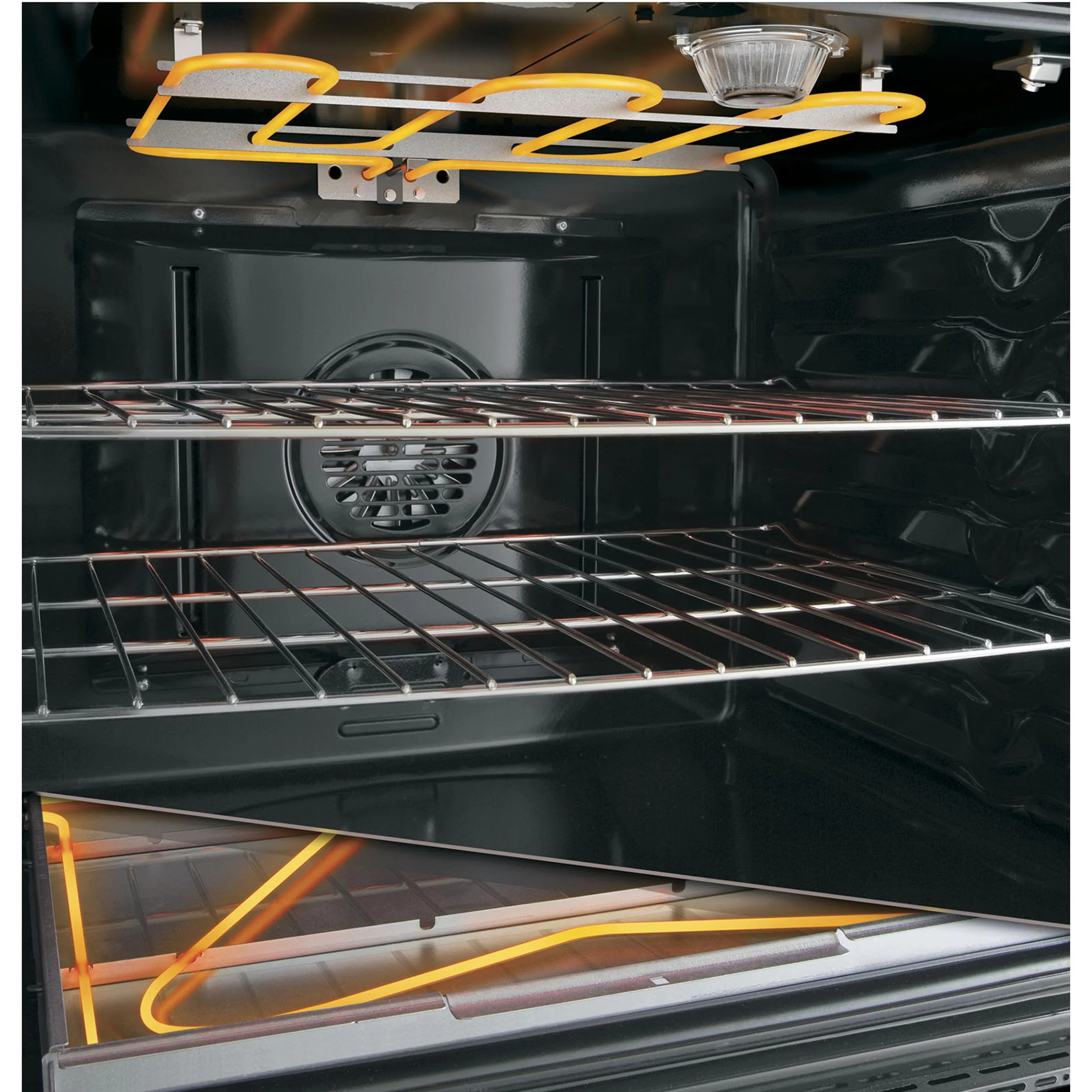 GE 30-inch Freestanding Electric Range with Convection Oven JB750EJES - Image 2
