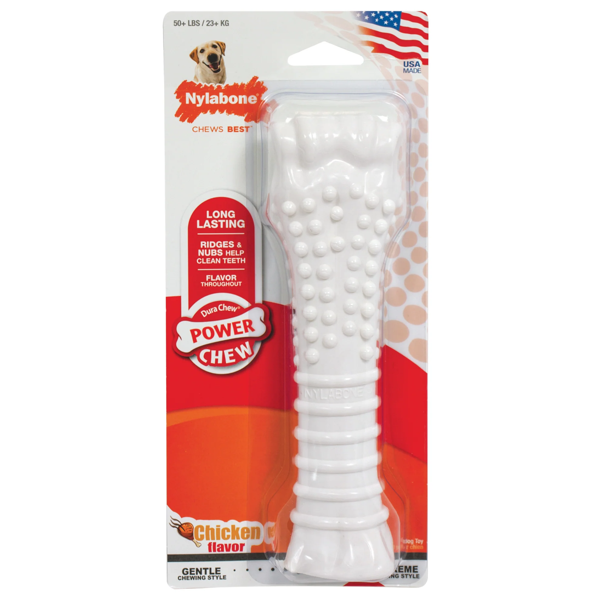Nylabone Power Chew Dog Toy Chicken X-Large/Souper - Image 1