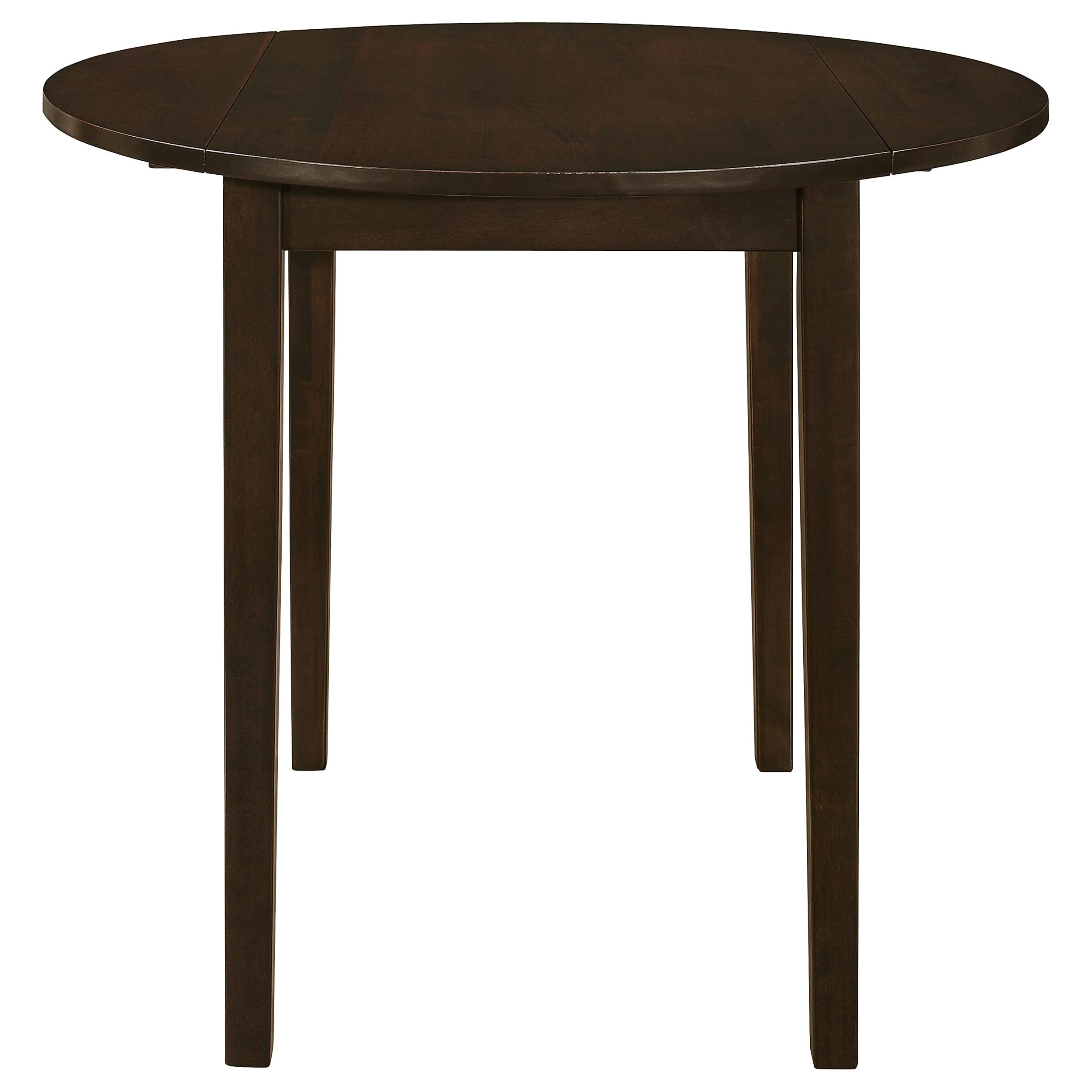 Coaster Furniture Bucknell 130005 3-piece Round Drop Leaf Dining Table Set – Cappuccino