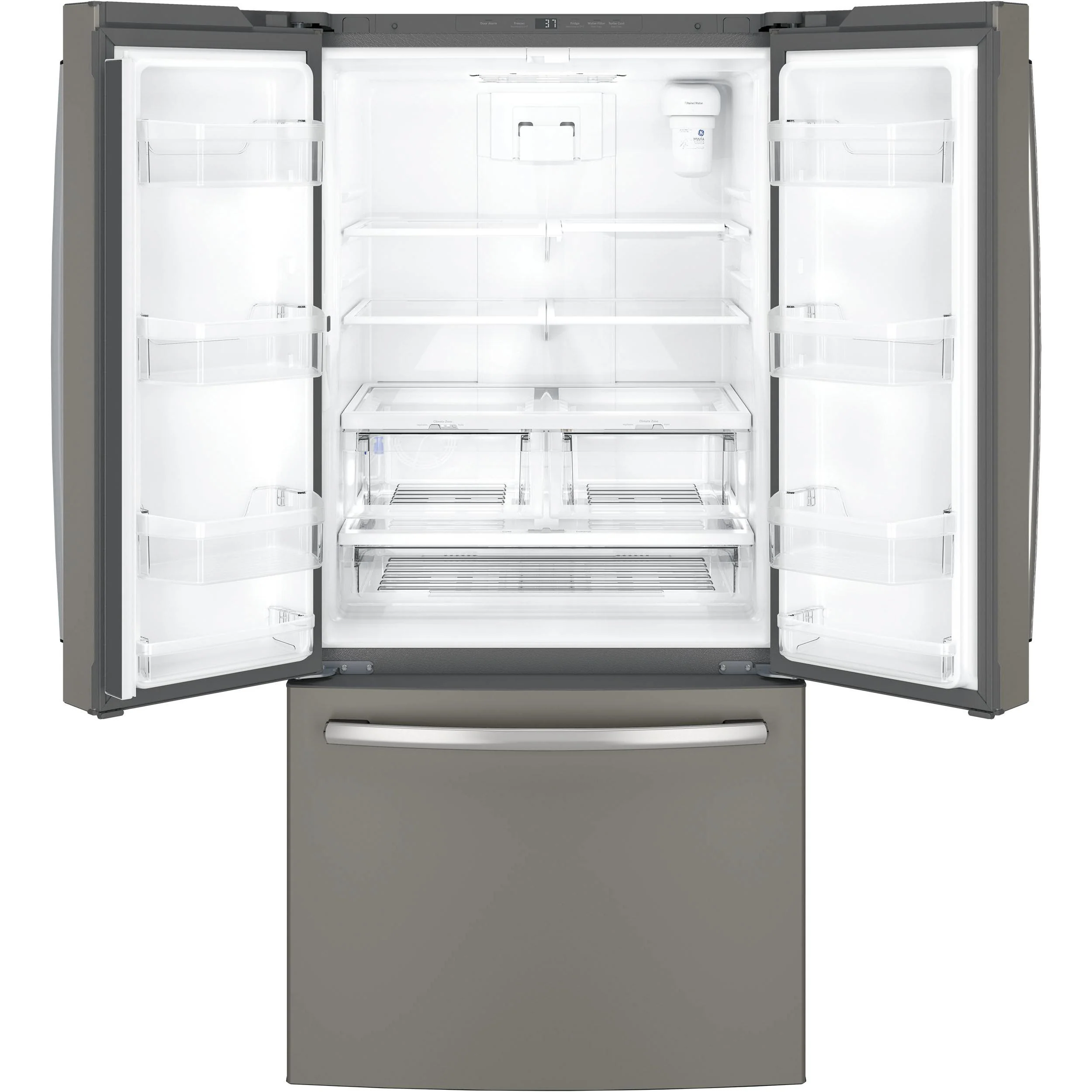 GE 33-inch, 18.6 cu. ft. Counter-Depth French-Door Refrigerator GWE19JMLES - Image 2