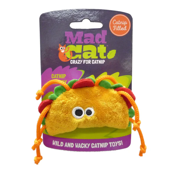 Mad Cat Tabby Taco Catnip Toy - Image 1
