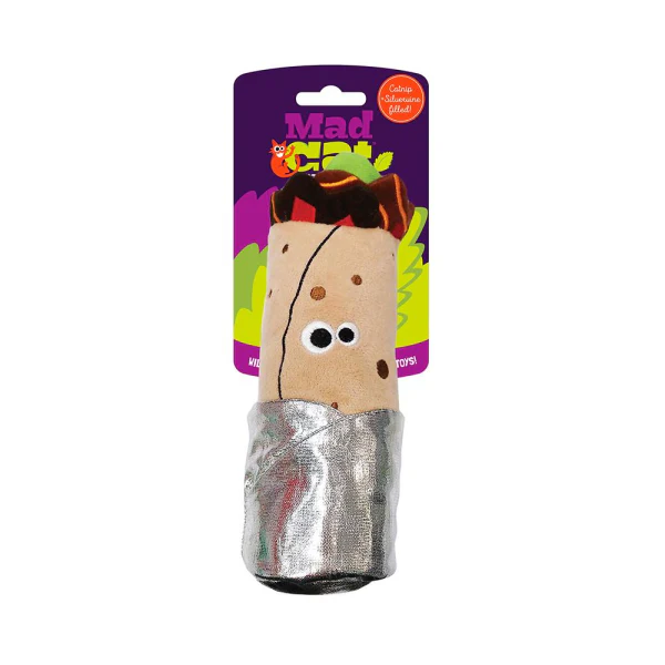 Mad Cat Burrito Kicker Catnip Toy - Image 1