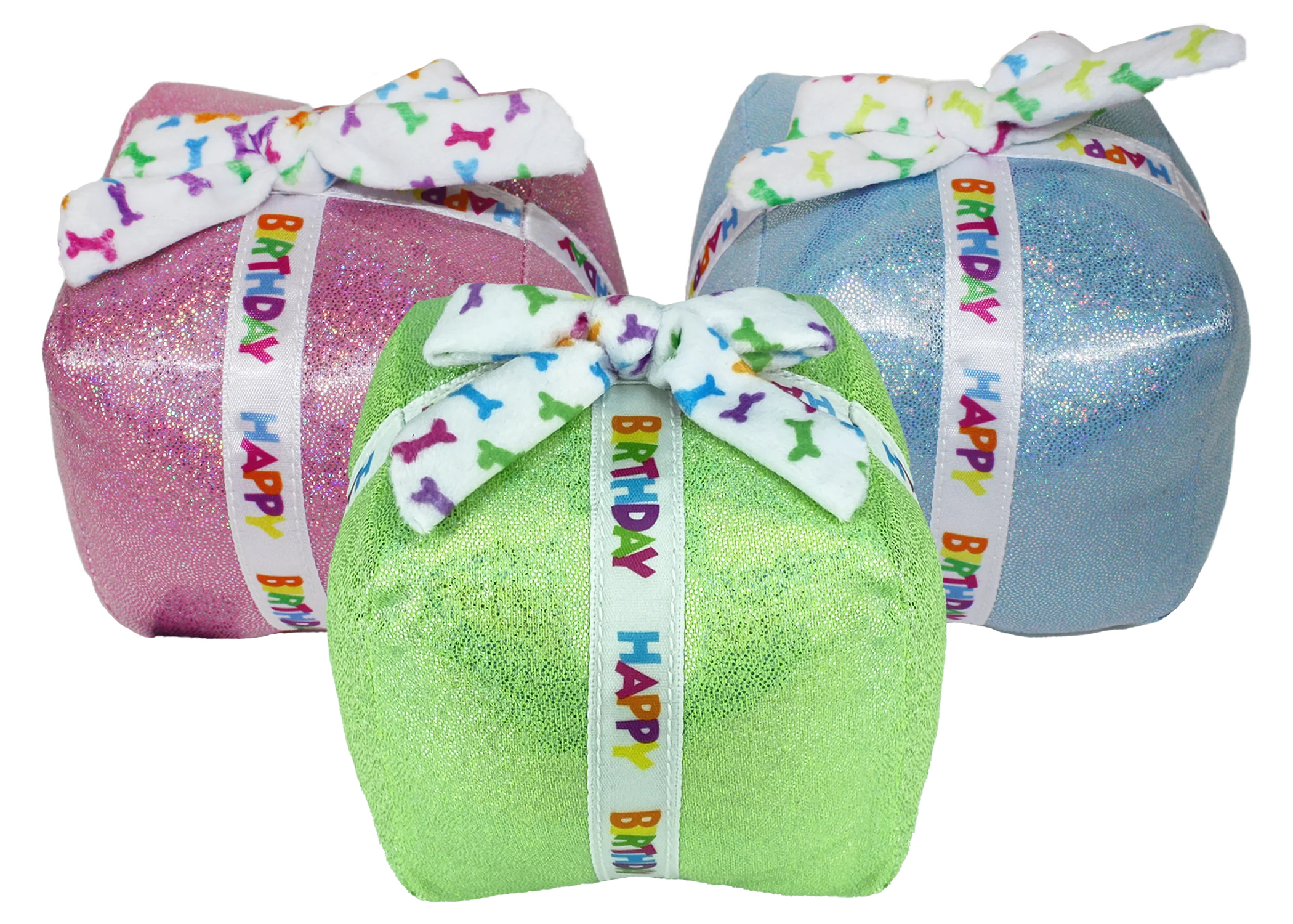 Multipet Plush Dog Toy Birthday Present 5.5in Assorted - Image 1