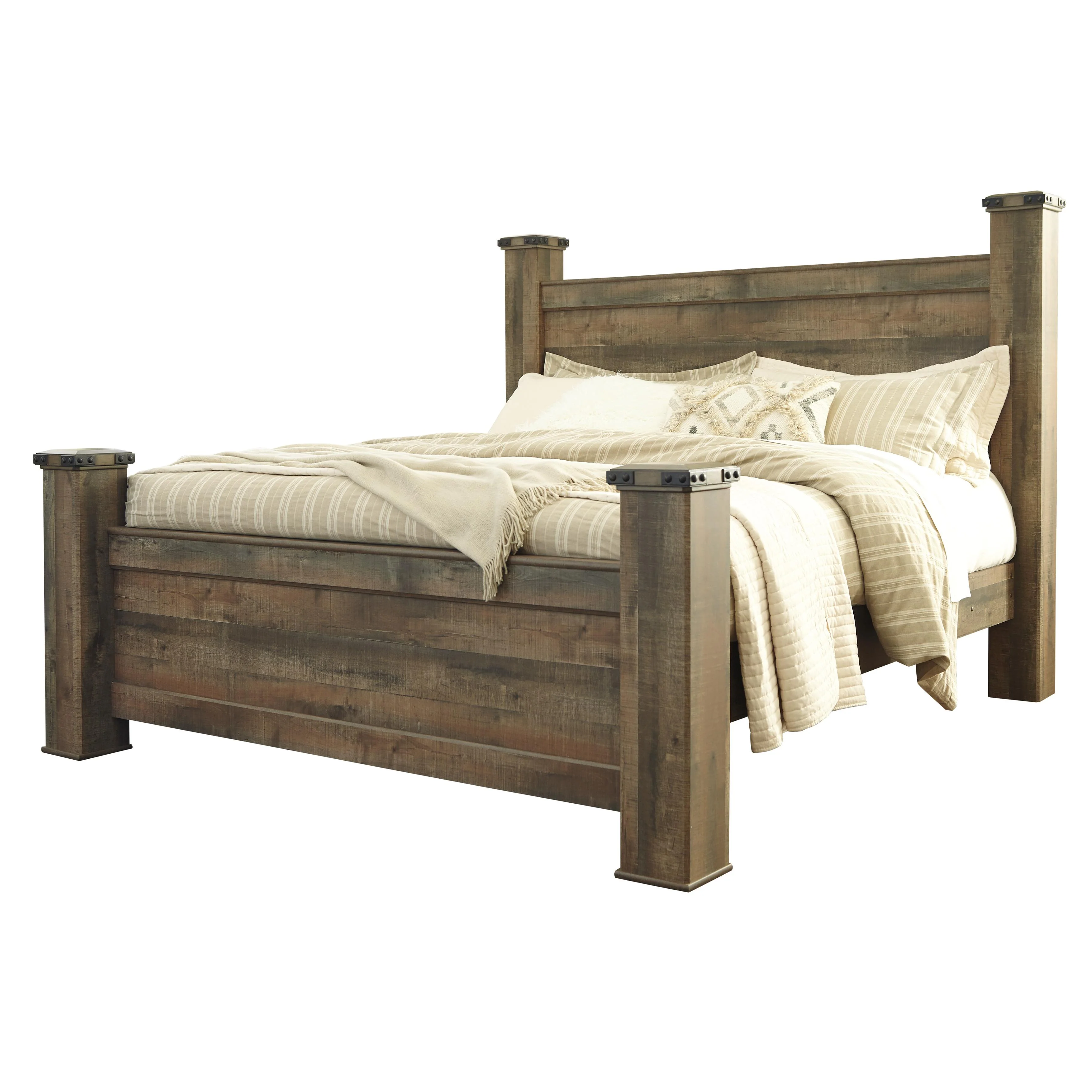 Signature Design by Ashley Trinell King Poster Bed B446-68/B446-66/B446-61/B446-99 - Image 1