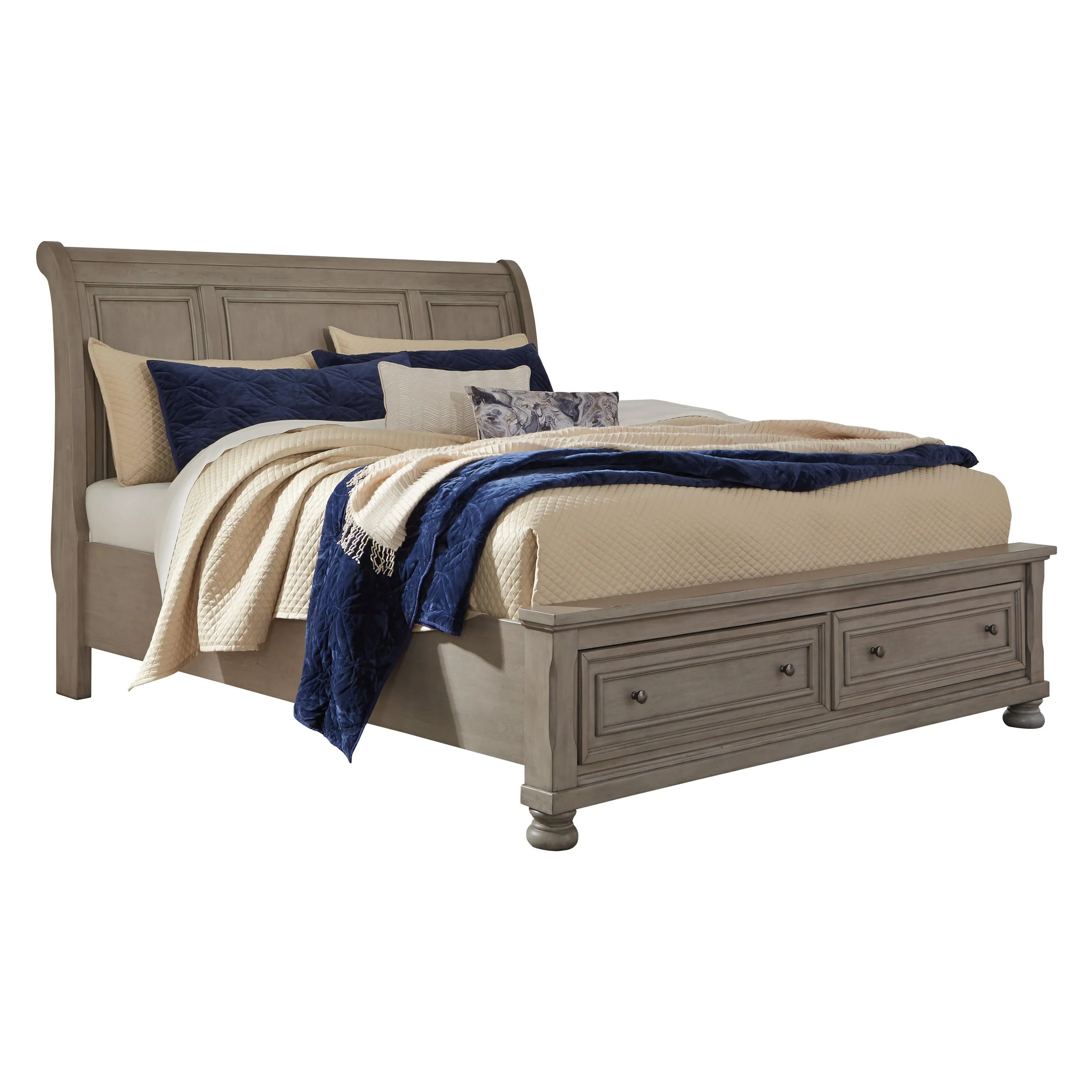 Signature Design by Ashley Lettner King Sleigh Bed with Storage B733-78/B733-76/B733-99 - Image 1