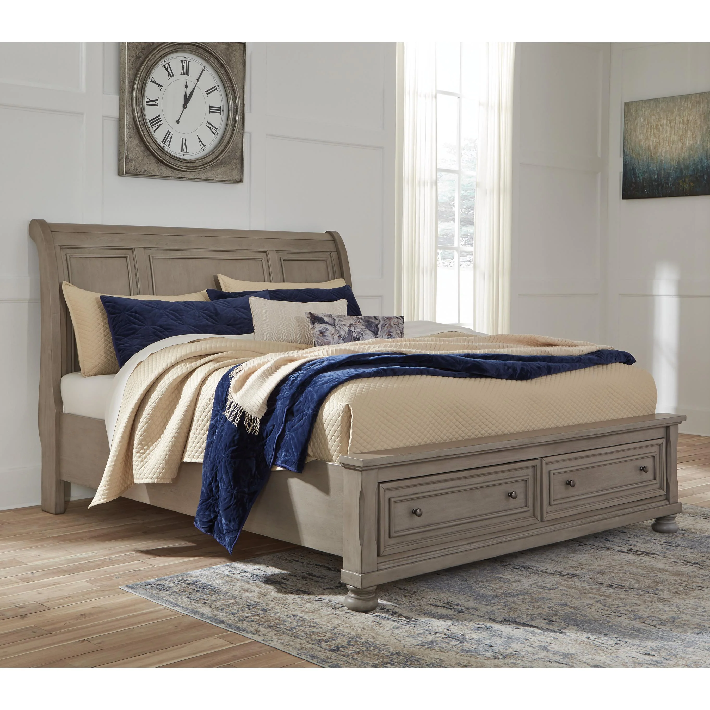 Signature Design by Ashley Lettner California King Sleigh Bed with Storage B733-78/B733-76/B733-95 - Image 2