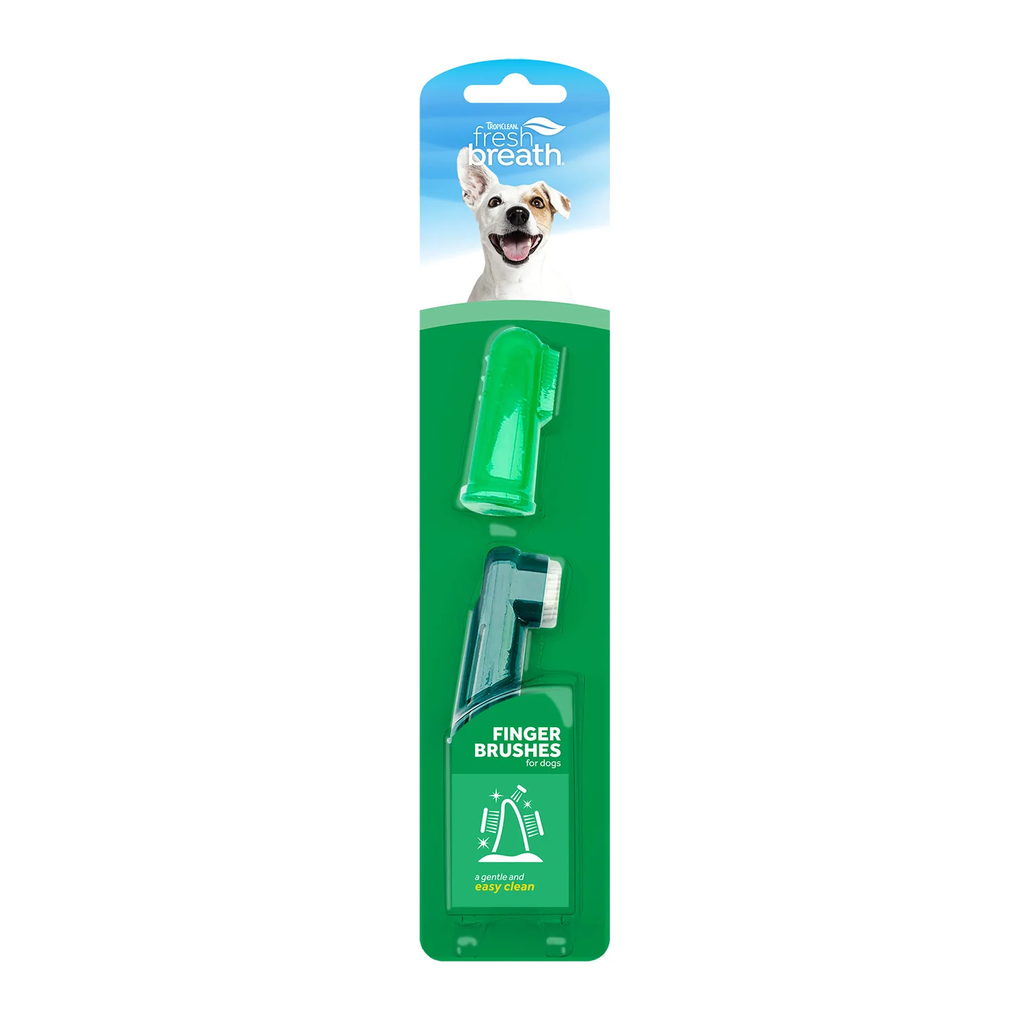 TropiClean Fresh Breath Finger Brushes, 2pk - Image 1