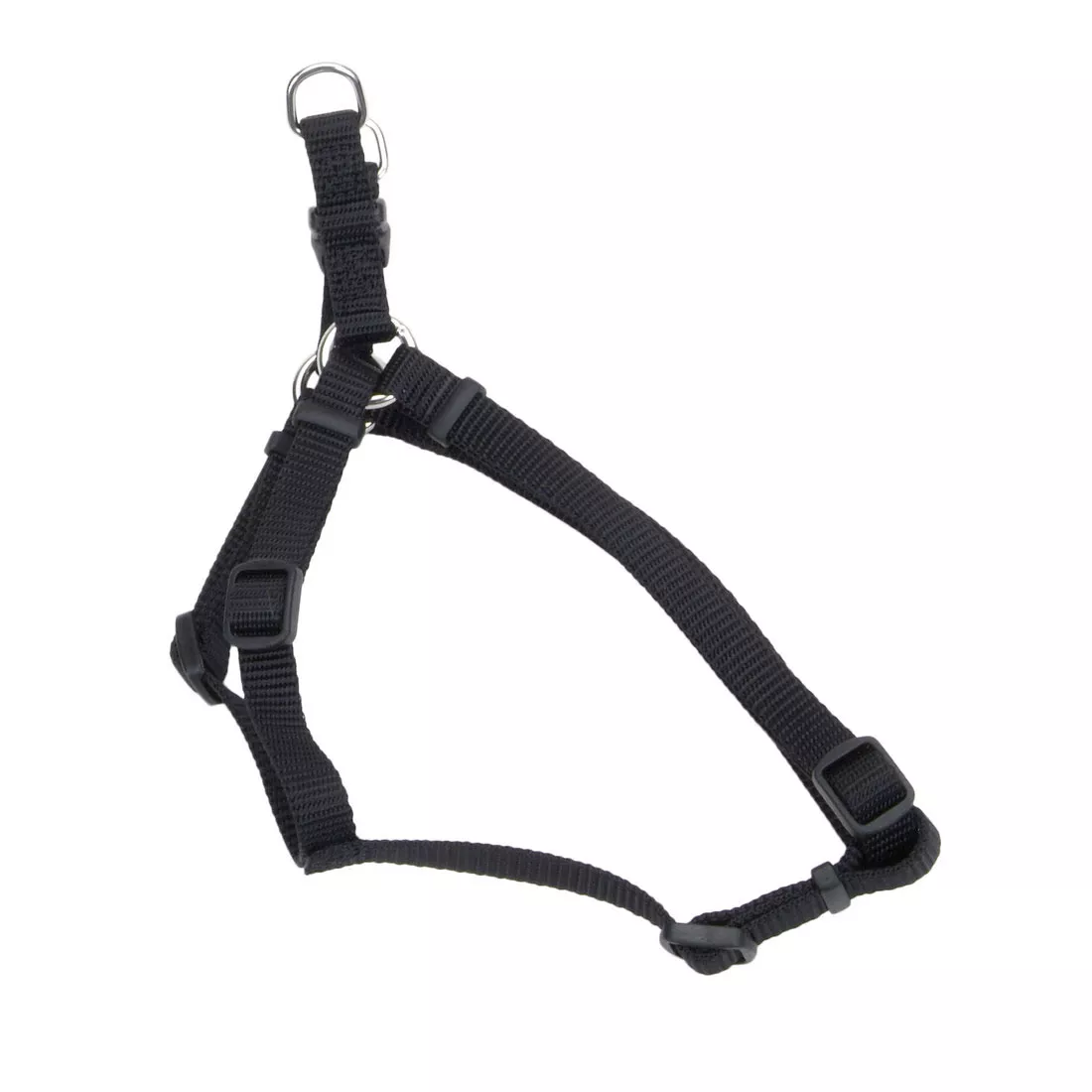 Coastal Comfort Wrap Adjustable 3/4in Wide 20-30in Step In Dog Harness Black - Image 1