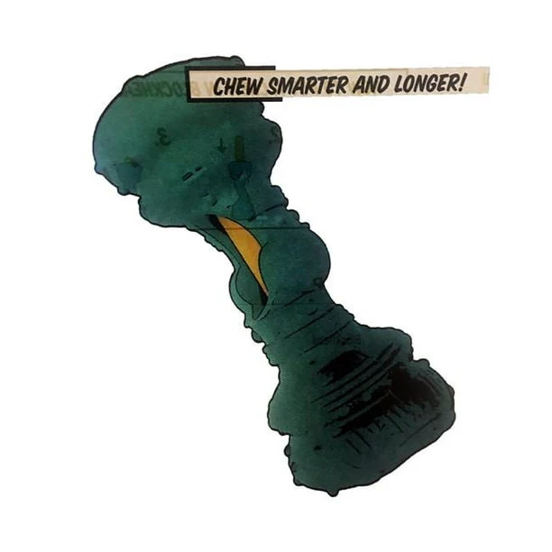 Himalayan Dog Chew Blockhead Dog Toy - Image 1