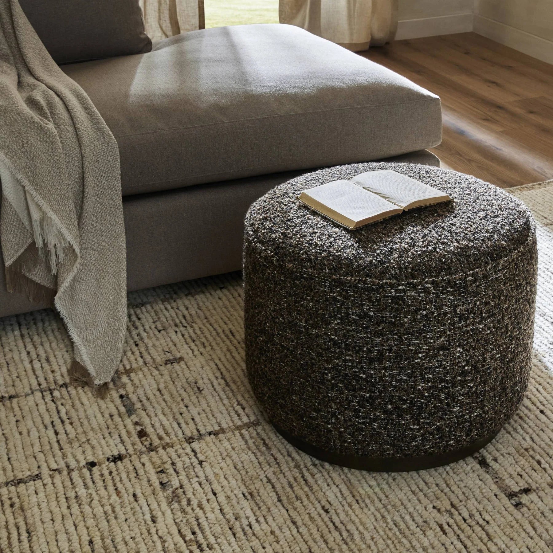 Samson Round Ottoman - Image 2