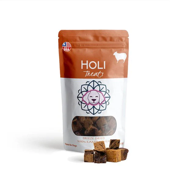 Holi Chow Freeze Dried  Single Ingredient Dog Treats Lamb 2oz - Image 1